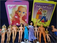 2 Suitcases Full of Vintage Barbie Dolls