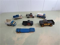 A Fleet of Tonka Racing Related Trucks