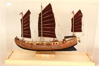 Scale Model of a Chinese Seagoing Junk,