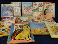 Vintage Childrens Hardback Books - 13 items