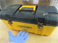 craftsman handyman tool box of misc tools