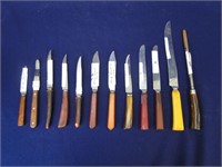 Vintage Kitchen Knife Lot  - 12 items