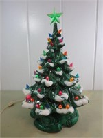 Classic Ceramic Lighted Christmas Tree
