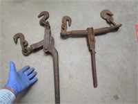 2 large chain binders (durbin & american)