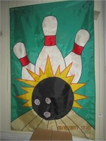 Large Bowling Outdoor Yard Flag