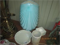 4 pc. of Handmade Ceramics-Vase,Soap Dish