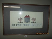 Bless This House Needlepoint Pic