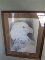 Signed & Numbered Jim Biesinger Pencil Eagle