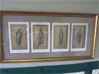 4 Saints Framed Print-Mathieu, Marc, Luc & Jean