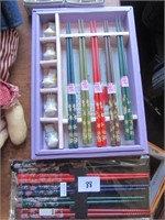 10 Prs. of Chinese Chopsticks w/Original Labels