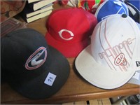 3 Baseball Caps-Orioles, Cinn.Twins,Balti. Orioles