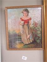 Pr. of Jane Furman Lithos Framed