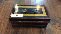 Tin Box With Misc Coins And Bills