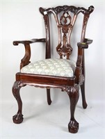 CHIPPENDALE STYLE CHILDS ARMCHAIR