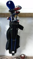 Golfing Clubs And Bag