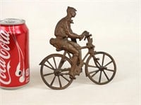 C. 1895 Cast Pen Holder, Man On Safety Bicycle
