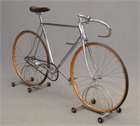 C. 1930's Chrome Track Bicycle