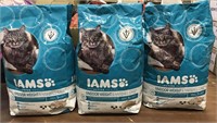 (3) 5lb Bags of Iams Dry Catfood