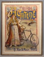 French Bicycle Poster