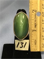 Choice on 3 (130-132): ladies jade rings set in st