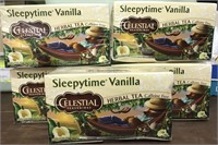 (5) Celestial Sleepytime Vanilla Herbal Tea