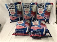 (5) Space Max Vacuum Storage Bags
