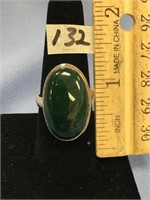 Choice on 3 (130-132): ladies jade rings set in st