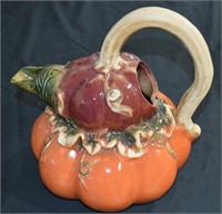 Majolica Pumpkin Water Jug