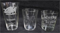 Lot of 3 Shot Glasses