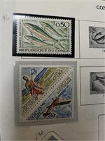 Collection of stamps from various Countries