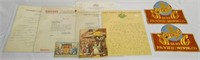 Lot of 7 Pieces of Brewary Company Correspondence