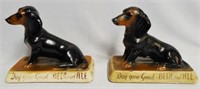 Pair of Dog Frankenmulh Bookends