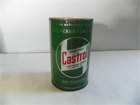Castrol 2 stroke tin full of oil