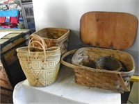 Wicker baskets etc