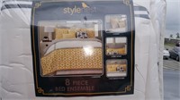 Style nest 8 pcs bed ensemble