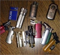 A lot of old lighters