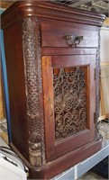 Beautiful teak hand carved night stand