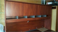 Complete office set up of desk credenza and book