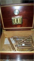 Cigar humidor  with 12 cigars