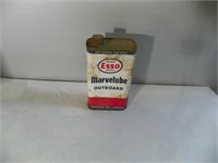 Esso Marvelube outboard motor oil tin