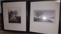 Set of prints by Richard Calvo framed in glass