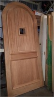 Solid mahogany speak easy door