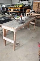 Wood Frame Work Table
