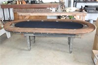 Poker Table with Cup Holders for Ten