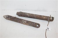 Two Antique Window Counter Weights