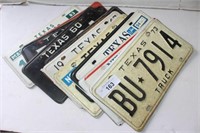 Selection of License Plates