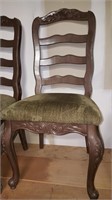 Set of 4 solid wood chairs