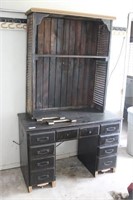 Desk with Hand Made Hutch Style Top
