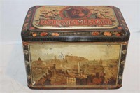 Vintage Tin Box Hinged