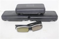 Three Panasonic 3D Full HD Glasses